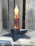 Iron Star Taper Candle Holder - Primitive Star Quilt Shop - 2