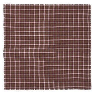 Jackson Plaid Burlap Table Cloth 60x60" - Primitive Star Quilt Shop - 2