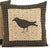 Kettle Grove Crow Pillow 10x10"