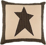 Kettle Grove Star Fabric Pillow 16" Filled - Primitive Star Quilt Shop - 1