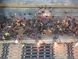 Lighted Colonial Pip Berry and Star Garland - 40" - Primitive Star Quilt Shop - 2