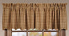 Millsboro Scalloped Lined Valance - Primitive Star Quilt Shop