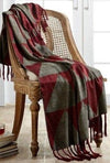 Nicholas Chenille Jacquard Woven Throw - Primitive Star Quilt Shop - 1