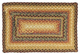 Peppercorn Rectangle Cotton Braided Rug 20x30" - Primitive Star Quilt Shop - 1