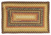 Peppercorn Rectangle Cotton Braided Rug 24x36" - Primitive Star Quilt Shop - 1