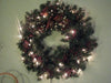 Primitive Christmas Wreath - Jingle Bells and Burgundy Pip Berries - Primitive Star Quilt Shop