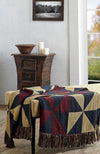 Providence Pinwheel Jacquard Woven Throw - Primitive Star Quilt Shop - 1