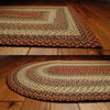 Pumpkin Pie Oval Cotton Braided Floor Runner 2'6"x9' - Primitive Star Quilt Shop - 2