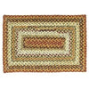 Pumpkin Pie Rectangle Cotton Braided Rug 20x30" - Primitive Star Quilt Shop - 1