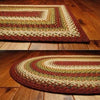 Santa Fe Sunrise Oval Cotton Braided Floor Runner 2'6"x6' - Primitive Star Quilt Shop - 2