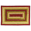 Santa Fe Sunrise Rectangle Cotton Braided Rug 24x36" - Primitive Star Quilt Shop - 1