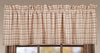 Tacoma Lined Valance - Primitive Star Quilt Shop