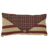 Tartan Santa's Mail Pillows 7x13" - Set of 2 - Primitive Star Quilt Shop - 3