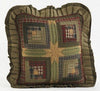 Tea Cabin Quilted Pillow 16" Filled - Primitive Star Quilt Shop