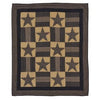 Teton Star Quilted Throw - Primitive Star Quilt Shop - 2