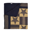 Teton Star Quilted Throw - Primitive Star Quilt Shop - 4