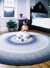 Wedgewood Oval Cotton Braided Rug 20x30" - Primitive Star Quilt Shop - 3