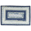 Wedgewood Rectangle Cotton Braided Rug 20x30" - Primitive Star Quilt Shop - 1