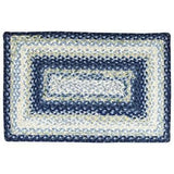 Wedgewood Rectangle Cotton Braided Rug 24x36" - Primitive Star Quilt Shop - 1