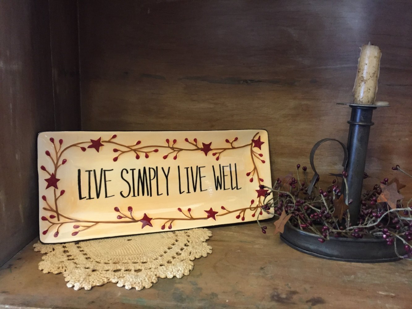 Berry Vine Rectangular Platter