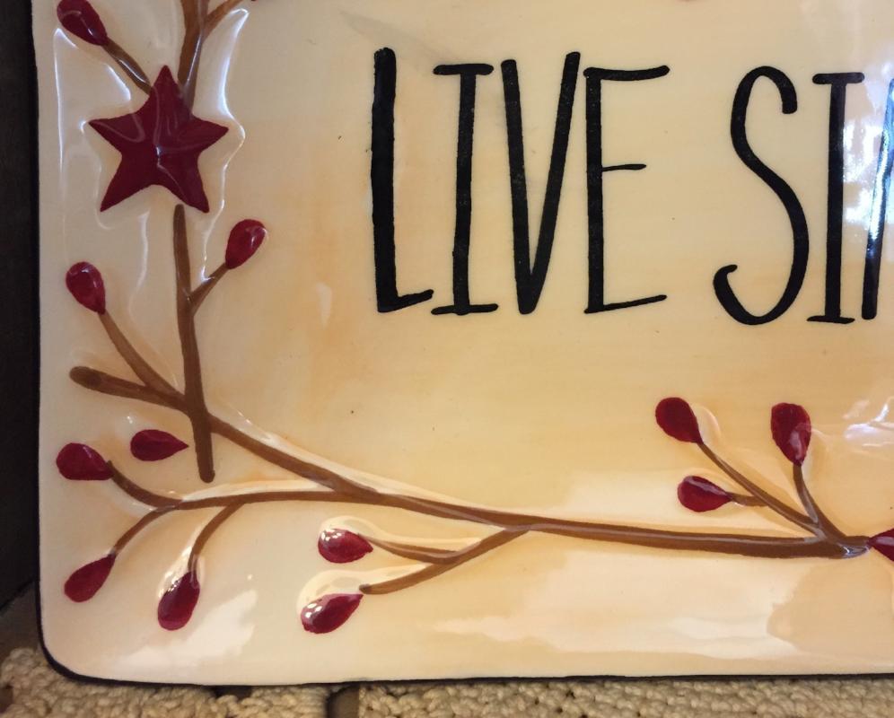 Berry Vine Rectangular Platter