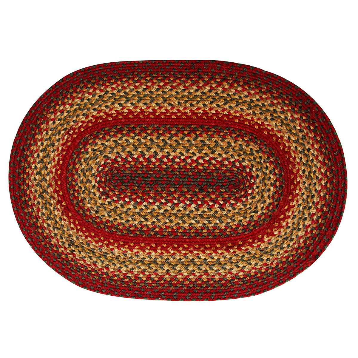 Cider Barn Oval Braided Rug 27x45"