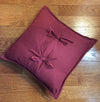 Colonial Star Burgundy Quilted Pillow 16" Filled