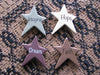 Colorful Wood Star Magnets - Set of 4 - Primitive Star Quilt Shop