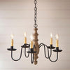 Country Inn Americana Series Wooden Chandelier in 5 COLORS - Primitive Star Quilt Shop - 3