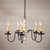 Country Inn Americana Series Wooden Chandelier in 5 COLORS