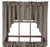 Black Check Scalloped Lined Swag Curtains