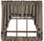 Black Star Scalloped Lined Swag Curtains