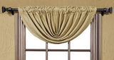 Burlap Natural Balloon Valance - Primitive Star Quilt Shop - 1