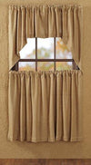 Burlap Natural Swag Curtains - Primitive Star Quilt Shop - 2