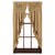 Stratton Burlap Applique Star Prairie Curtains