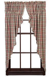 Victory Scalloped Lined Prairie Curtains - Primitive Star Quilt Shop