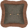 Crosswoods Patchwork Pillow 18" Filled