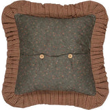 Crosswoods Patchwork Pillow 18" Filled