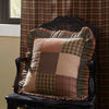 Crosswoods Patchwork Pillow 18" Filled