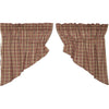 Crosswoods Lined Prairie Swag Curtains