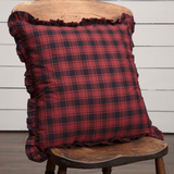 Cumberland Plaid Fabric Pillow 18" Filled