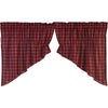 Cumberland Lined Prairie Swag Curtains