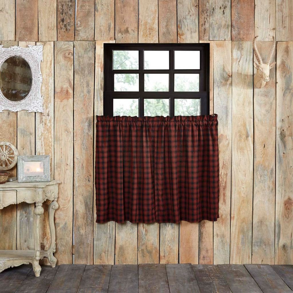 Cumberland Lined Tier Curtains 36"