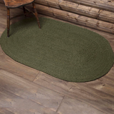 Cypress Oval Braided Rug 5x8'