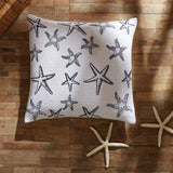 Day at the Beach Pillow 18" Down Filled - Primitive Star Quilt Shop - 1