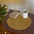 Dyani Gold Tablemat 13" - Set of 6