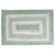 Baja Blue Cotton Braided Rectangle Floor Runner 2'6"x6'