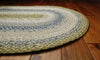 Seascape Cotton Braided Oval Rug 24x36" - Primitive Star Quilt Shop - 2