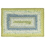 Seascape Cotton Braided Rectangle Rug 27x45" - Primitive Star Quilt Shop - 1