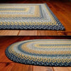 Sunflowers Cotton Braided Oval Floor Runner 2'6"x6' - Primitive Star Quilt Shop - 2